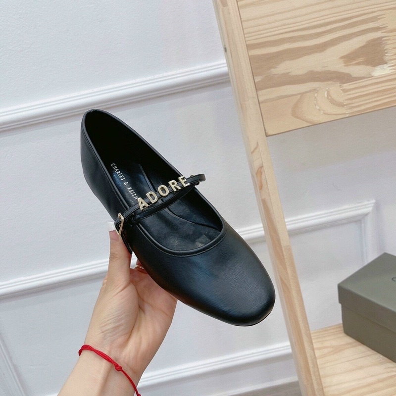 Giày búp bê cnk hot hit quai chữ adore fullbox