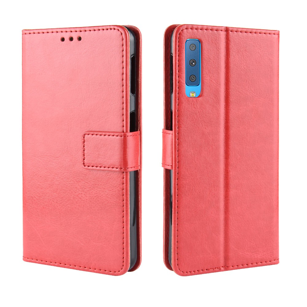 Bao Da Điện Thoại Nắp Gập Cài Khóa Có Ngăn Đựng Thẻ Cho Samsung Galaxy A6 A8 Plus 2018 A3 A5 A7 2016 2017 | BigBuy360 - bigbuy360.vn