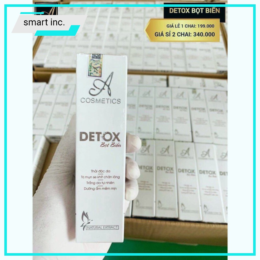 Detox Bọt Biển A Cosmetics Mặt Nạ Thải Độc Da (Detox Acosmetics ACosmetic) Mỹ Phẩm Phương Anh A Cosmetic  Chính Hãng