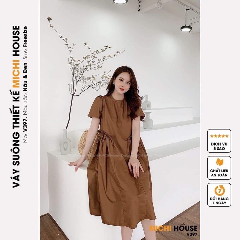 Đầm maxi bigsize dáng suông 55-90ký ( ML1002)