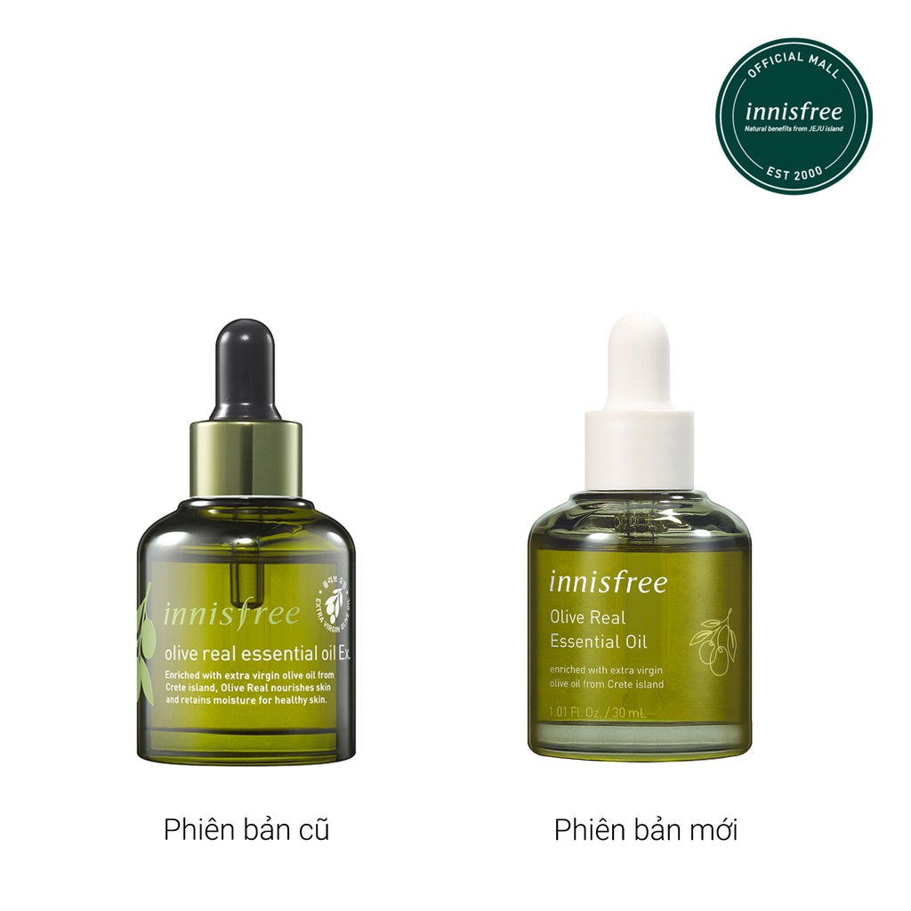 [Mã COSINNI8 giảm 10% đơn 400K] Dầu dưỡng ẩm da innisfree Olive Real Essential Oil 30ml | BigBuy360 - bigbuy360.vn