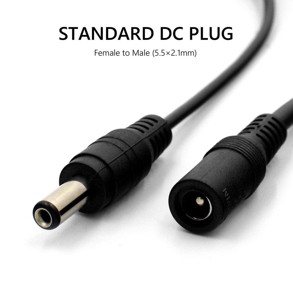PISTA Dây Cáp Chia Cổng 5.5mm * 2.1mm Chuyên Dụng Cho Camera CCTV Đèn LED