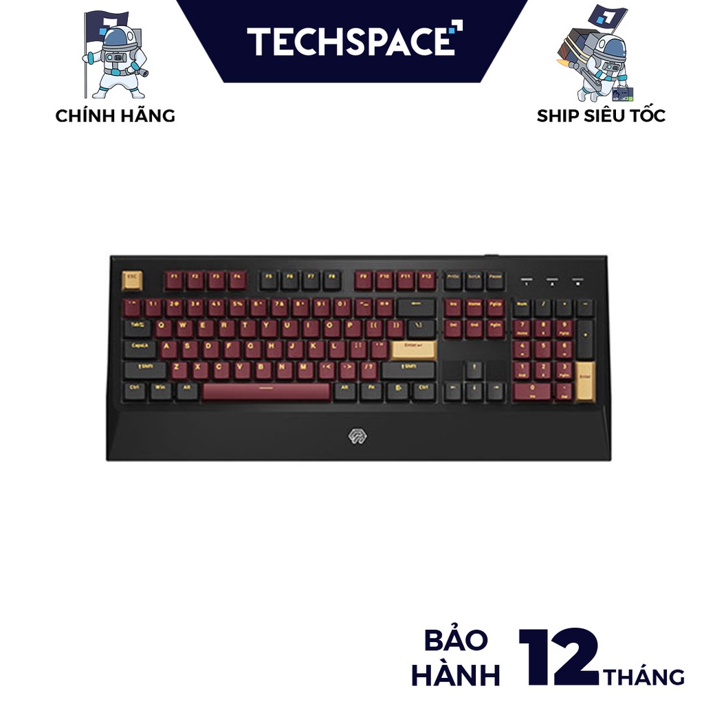 Bàn phím cơ Mojike GK1 Black Red   -Bảo hành 12 tháng