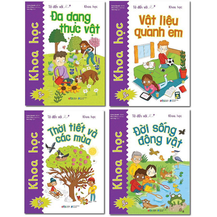 Sách - COMBO Tớ Đến Với Khoa Học (Bộ 4 Cuốn)