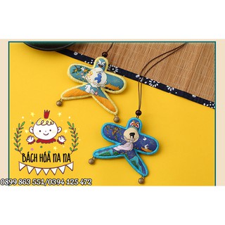 DIY BỘ KIT TỰ THÊU CHỊ HẰNG CUNG TRĂNG - CẦU MAY LÀM MÓC KHOÁ TÚI THƠM TREO Ô TÔ VÀ QUÀ TẶNG - NANA SHOP HANDMADE