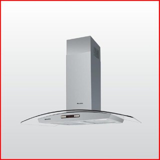 Máy hút khói , khử mùi áp tường Malloca MC 9077 LCD chất liệu inox , kính - BẢO HÀNH 3 NĂM
