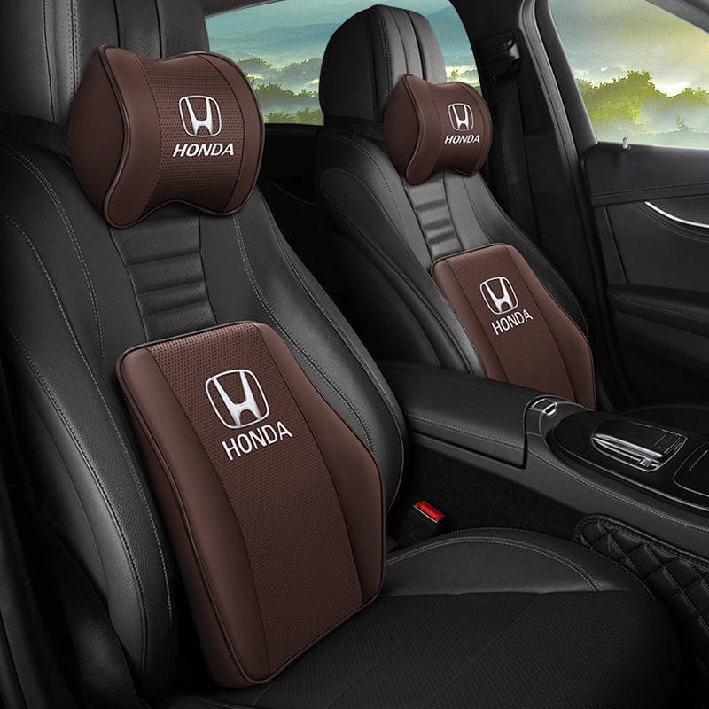 Automotive Waist Cushion Neck Pillow Lumbar Support Pillow Waist Pad Back Cushion Memory Foam Headrest Lumbar Support Set Backrest Pillow Car Supplies BmJk