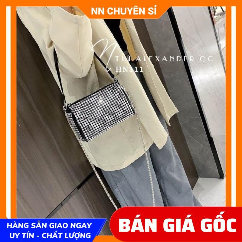 ( VIDEO THẬT) TÚI ĐÍNH ĐÁ LẤP LÁNH (ĐÁ RỜI KHÔNG PHẢI ĐÁ DÁN) - TÚI KẸP NÁCH SANG CHẢNH HN111 ⚡CÓ KÈM VIDEO⚡