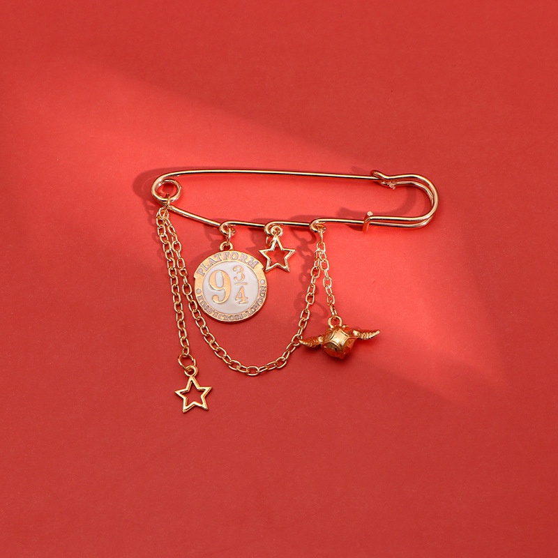 Huy Hiệu Cài Áo Hình Nhân Vật Snitch Trong Phim Harry Potter 943