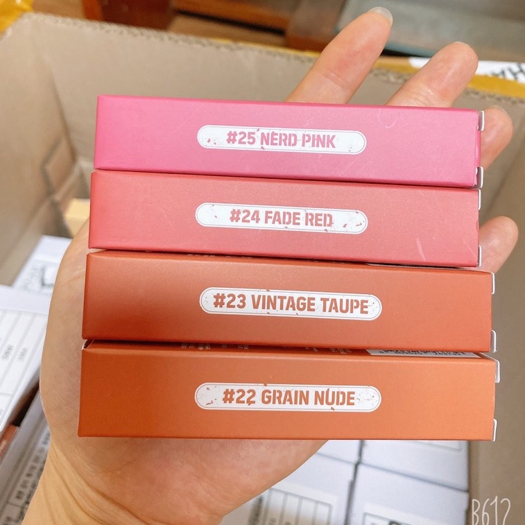 [ĐỦ MÀU 22-25] - Son Kem Lì Romand Vintage Filter Zero Velvet Tint 2021 - Son Bóng Romand Bare Juicy Lasting Tint