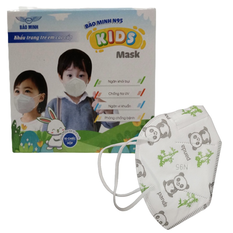 Khẩu trang trẻ em thời trang N95 KIDS Bảo Minh