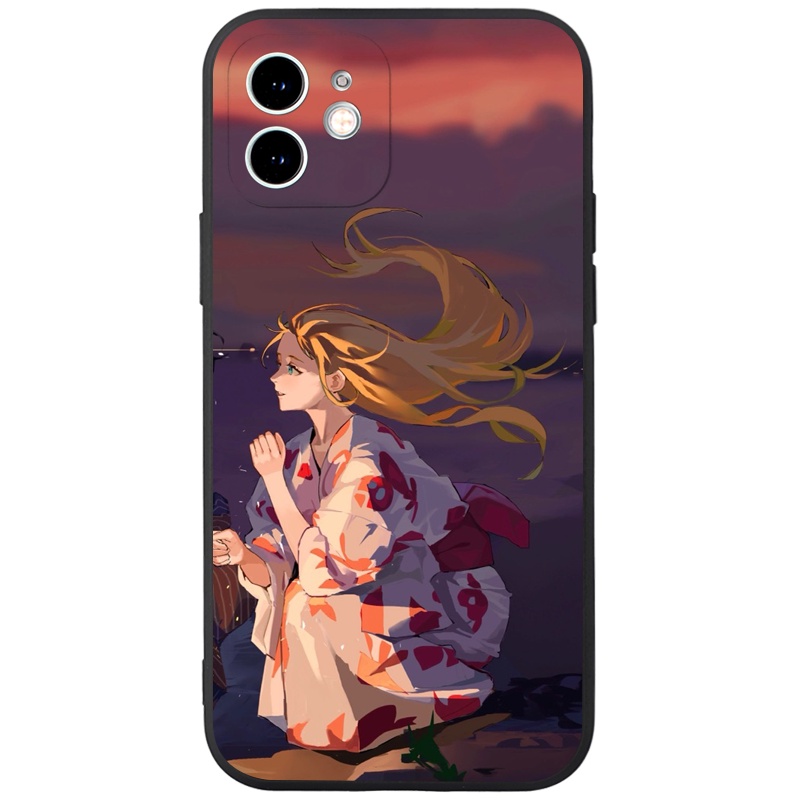 Ốp lưng JURSUE hoạt hình cặp đôi dễ thương đẹp cho iPhone 13 12 11 Pro Max SE 2020 X XR XS 8 7 ip 6S 6 Plus Y1985