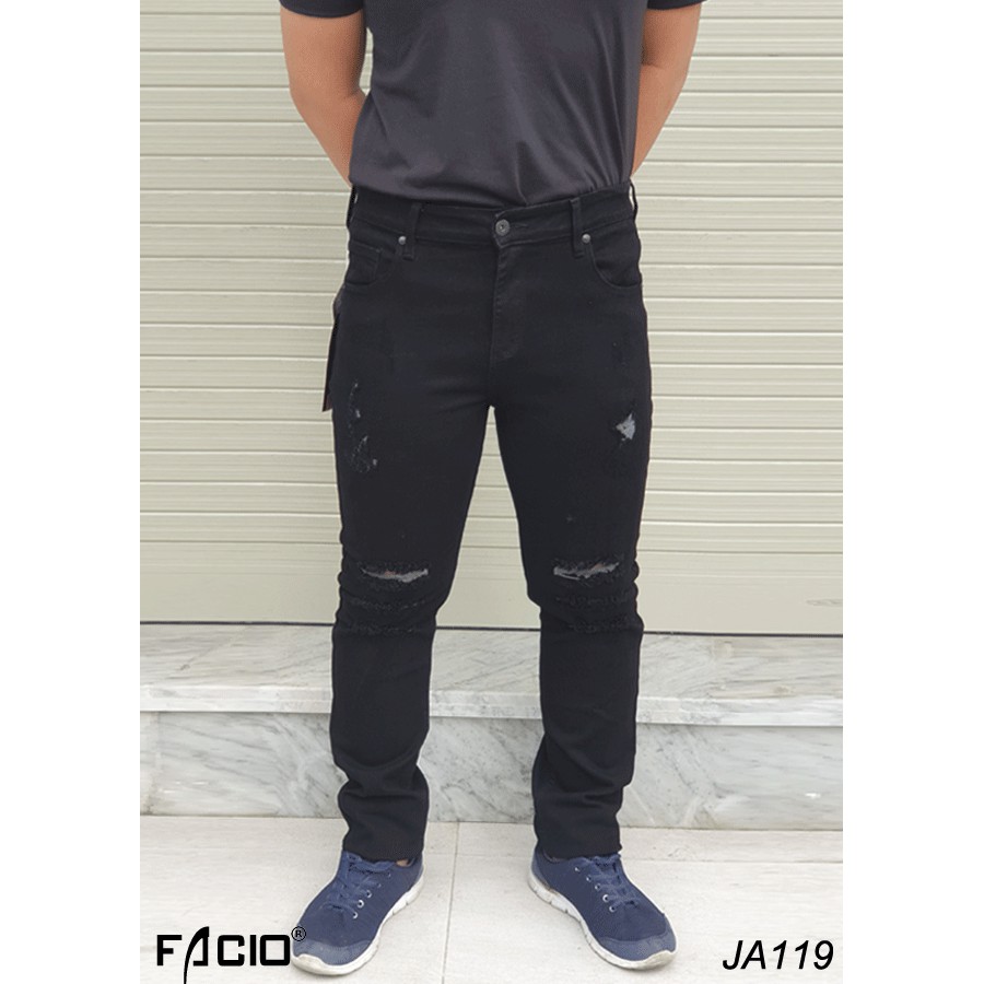 Quần jean dài nam,thun Facioshop JA119