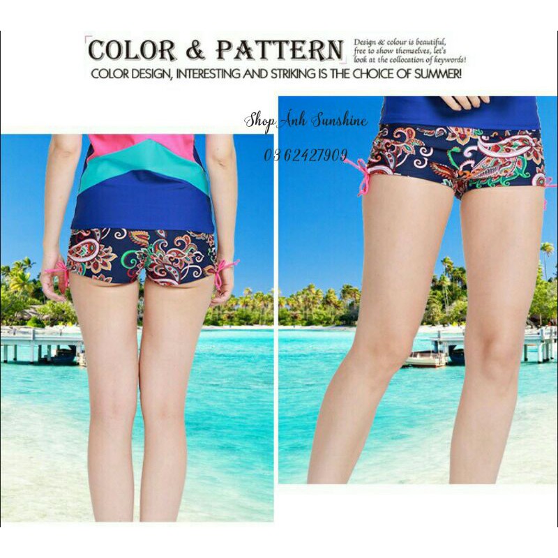 Quần bơi đùi Sbrat - hoa nhỏ bán chạy, chất lượng tại Shop Ánh Sunshine | BigBuy360 - bigbuy360.vn