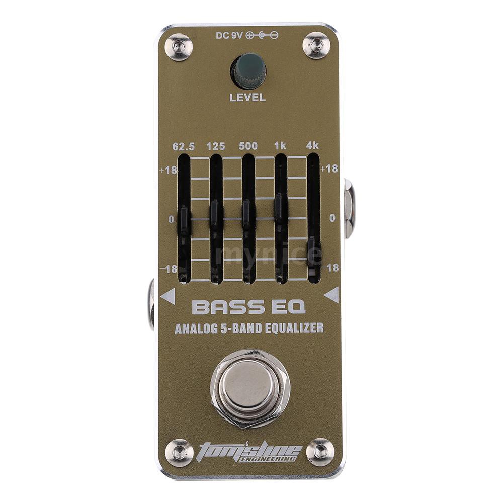 Thiết bị tạo hiệu ứng dập chân cho đàn ghi ta chuyên dụng Aroma aeb-3 bass EQ