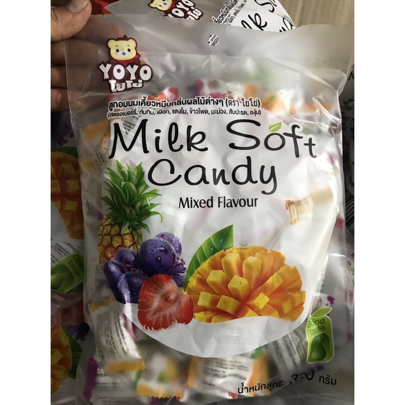 KẸO SỮA MỀM THÁI LAN – MILK SOFT CANDY MIXED FLAVOUR 320g