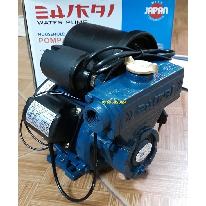 Máy bơm tăng áp cho máy giặt, bình nóng lạnh siêu mini Shirai SK101 Hàng chính hãng