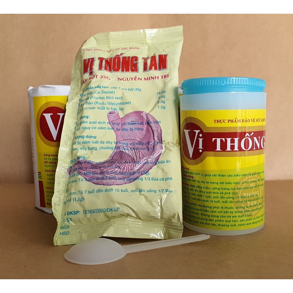 VỊ THỐNG TÁN TRÀO NGƯỢC DẠ DÀY, ĂN KHÔNG TIÊU, ĐẦY HƠI, ĐAU BỤNG, ĐAU DẠ DÀY