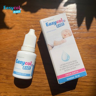 Enzym Lactase Easycol Baby cho trẻ bất dung nạp lactose giảm khóc đêm khóc dạ đề hết tiêu chảy nôn trớ nhập khẩu Châu Âu