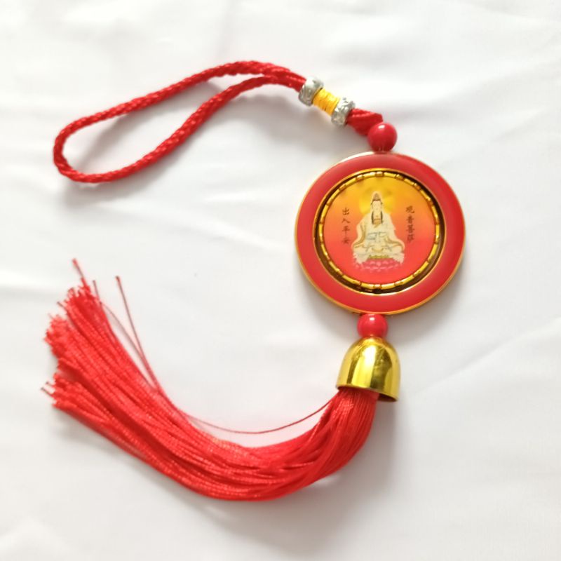 Dây phật bình an treo xe hơi, thuật phong thủy, trấn trạch, cầu bình an