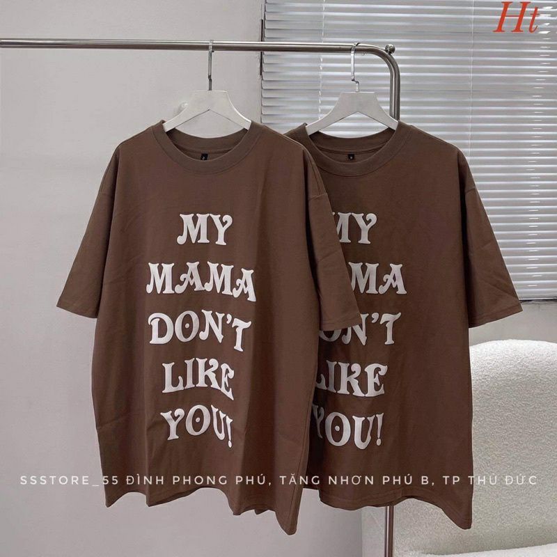 Áo thun tay lỡ nam nữ unisex form rộng My MAMA ullzang vải cotton mịn giá rẻ mặc đơn đôi nhóm