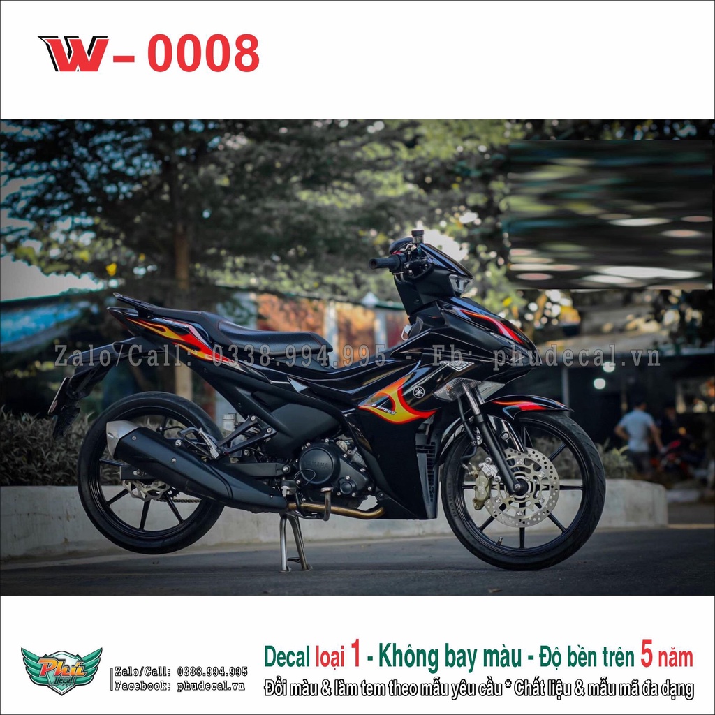 Tem rời Exciter 155 đen lửa (11)