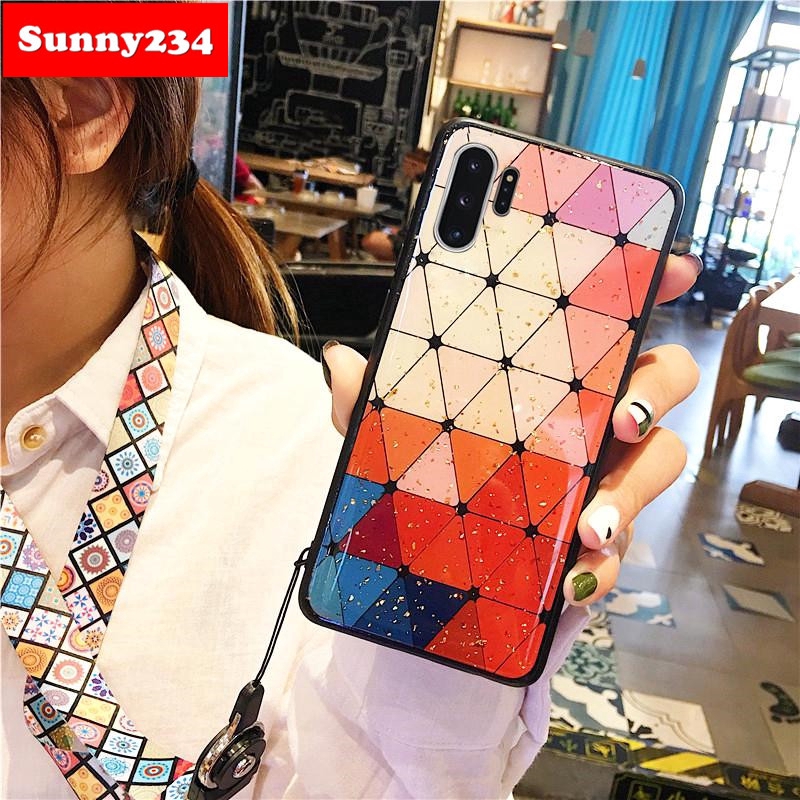 Ốp điện thoại có dây đeo thời trang cho Samsung Note 10 Lite Note 20 8 9 5 10 Pro J4 J6 J8 2018 Plus A5 A8 2018