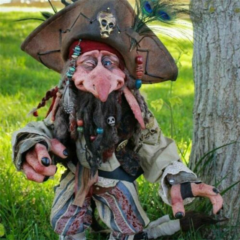 Doggtr Tượng Mô Hình Nhân Vật Goblin Garden Dùng Trang Trí