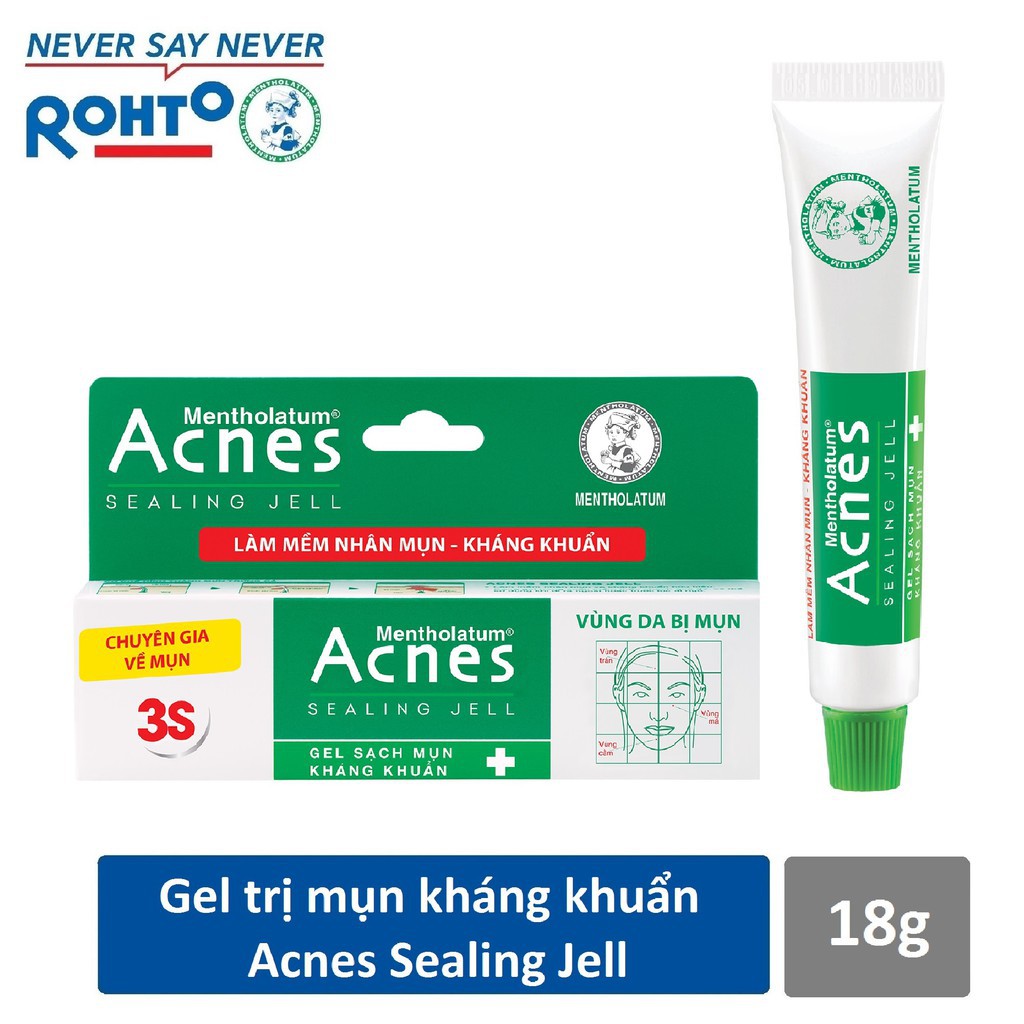 Gel ngừa mụn, kháng khuẩn Acnes Sealing Jell 18g