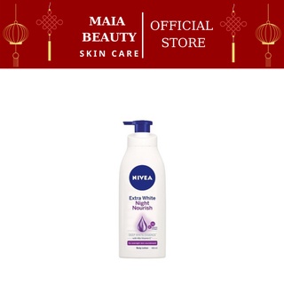 Sữa Dưỡng Thể Dưỡng Trắng Da Ban Đêm Nivea Extra White Night Nourish Body Lotion- Tím - 88126