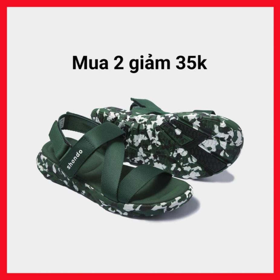 | Rẻ Nhất rồi | HOT Giày Sandals SHAT SHONDO F6 Sport- F6S505 xanh rêu camo 💝 [ 2020 ] Tốt 2020 new new : ,