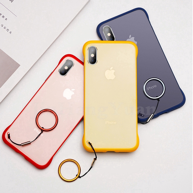Ốp Điện Thoại PC Cứng Trong Suốt Mặt Nhám Cho IPhone XR XS Max 6 6S 7 8 PLUS 11 11Pro
