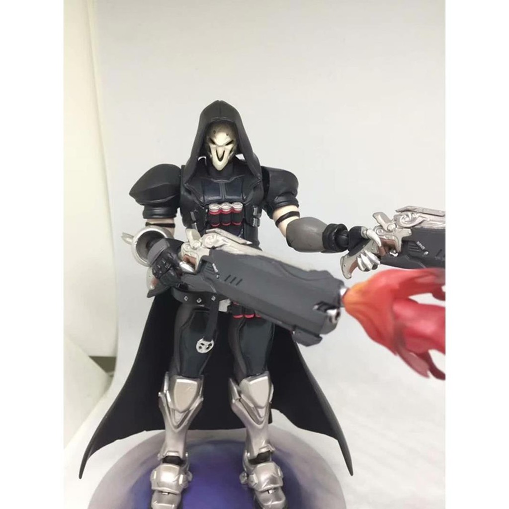 ✲Overwatch figma393 OW Grim Reaper, có khớp, mô hình hình hộp