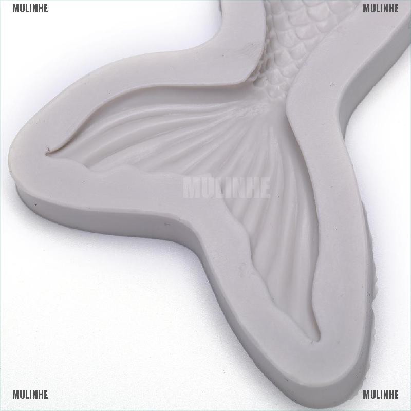 Khuôn Silicone Làm Bánh Hình Đuôi Nàng Tiên Cá DIY