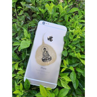 Lá Bồ Đề dát vàng tuổi Tuất (ốp điện thoại)