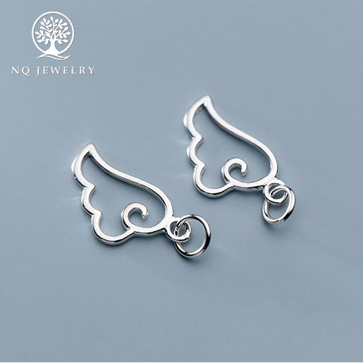 Charm bạc cánh thiên thần treo - NQ Jewelry