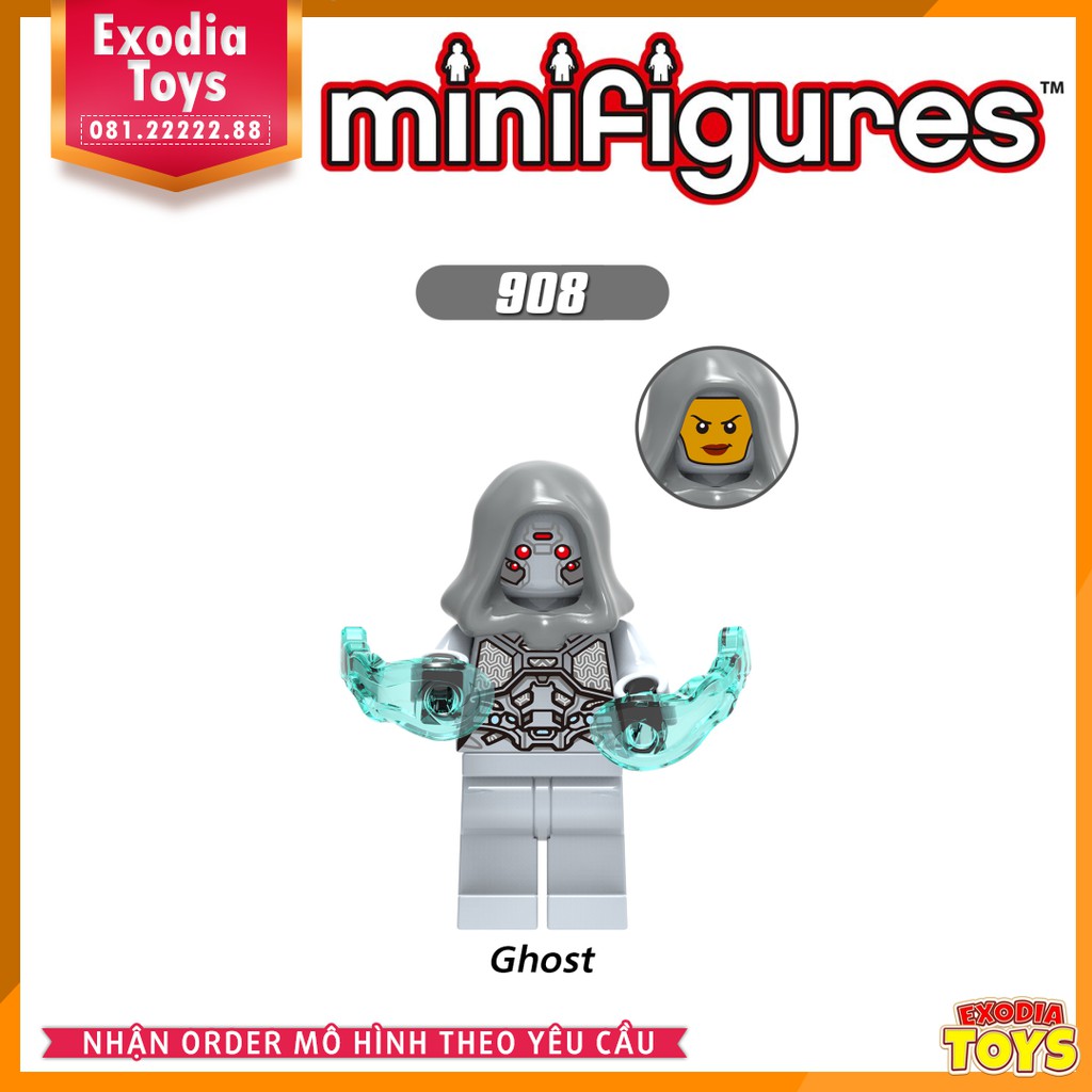 Xếp hình Minifigure Marvel Siêu anh hùng Người Kiến và Chiến Binh Ong - Đồ Chơi Lắp Ghép Sáng Tạo - XINH X0197