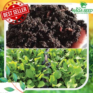 Túi zipper 500gr phân trùn quế dùng cho cây kiểng, rau và các loại cây trồng, phân hữu cơ, compost, vermicompost