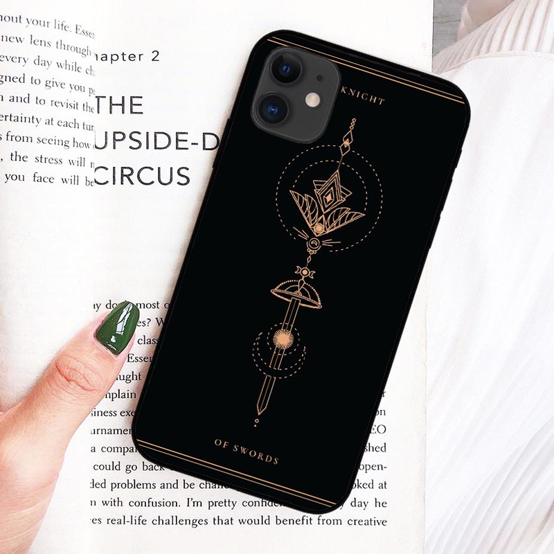 Ốp Điện Thoại Silicon Mềm Họa Tiết Lá Bài Tarot Cho Iphone 12 12mini 12promax 11 6 6s 7 8 Plus X Xr Xs Max 5s 5