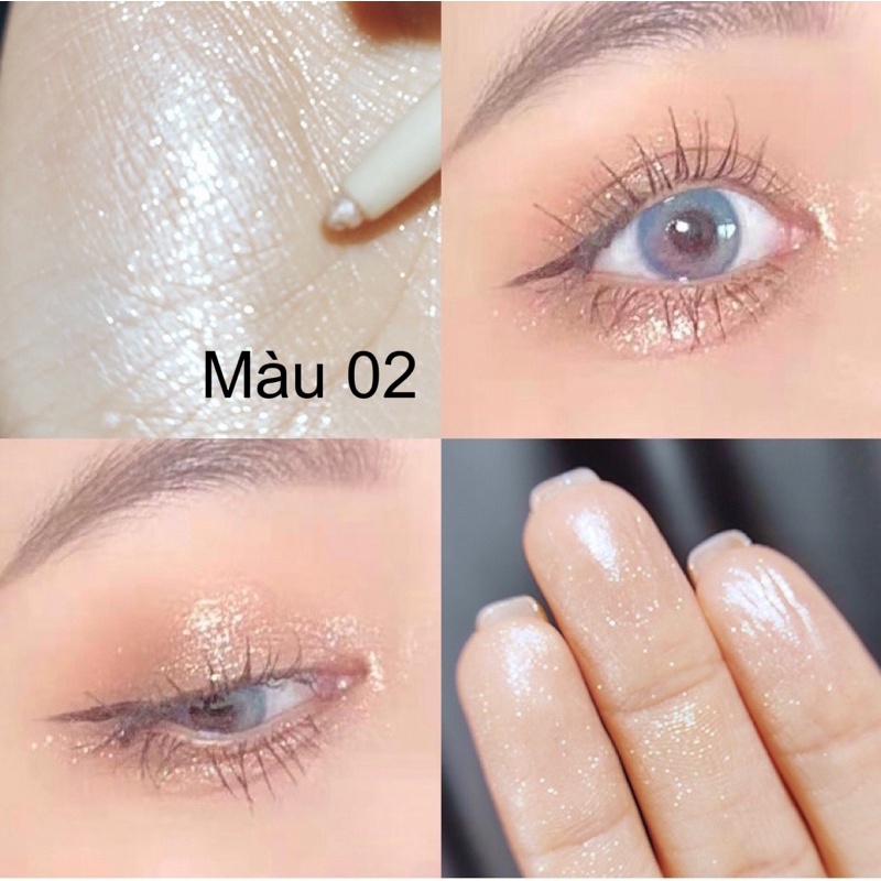 0954 B7 Bút Sáp Nhũ Bắt Sáng Tạo Điểm Nhấn Siêu Xinh Peggylin