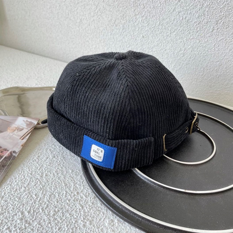 Mũ beanie LINJW chất cotton mềm hợp thời trang cho unisex