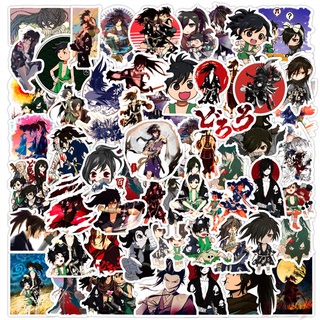 ❉ Dororo Series 01 Stickers ❉ 50Pcs/Set Anime Dororo Hyakkimaru DIY Fashion Waterproof Doodle Decals Stickers