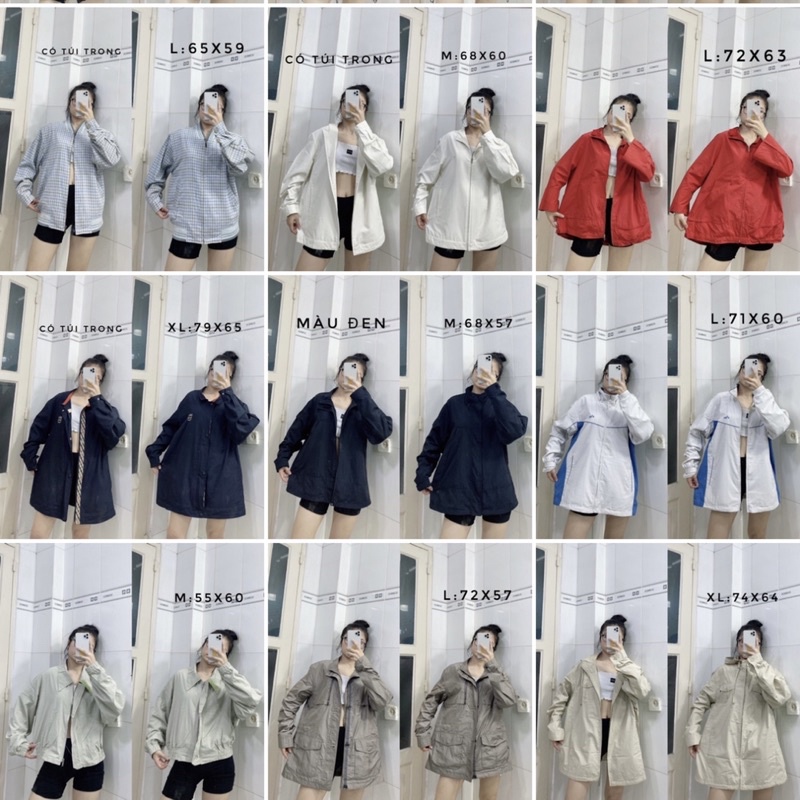 ÁO KHOÁC DÙ NAM NỮ UNISEX FORM RỘNG JACKET