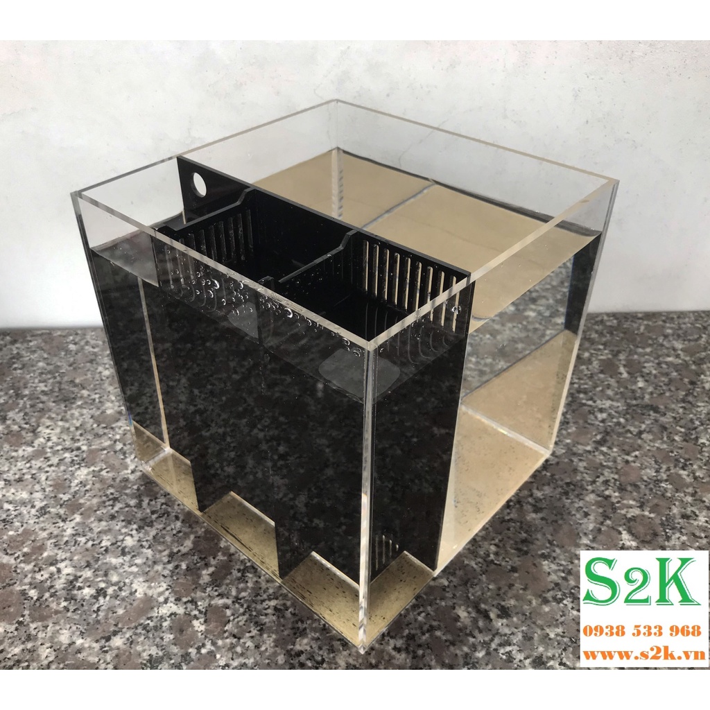 Bể acrylic Lọc Vách CB20, hồ mika siêu trong, siêu nhẹ cho nuôi cá, cây thủy sinh... có thể dùng kèm theo đèn, bơm, lọc