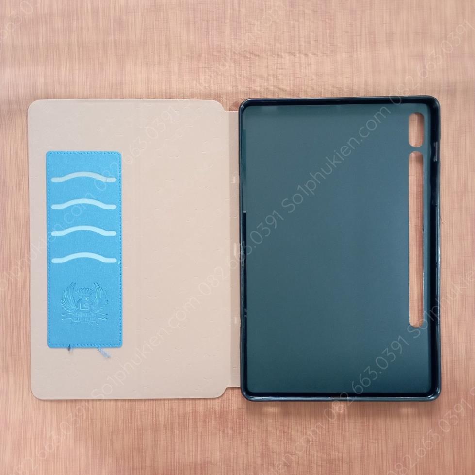 Bao da Samsung Tab S7  / S7 plus S7+  hiệu Lishen có chống gập xem phim, bền đẹp