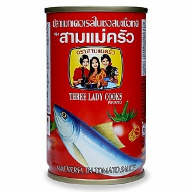 Cá mòi 3 cô gái hàng thái 155g