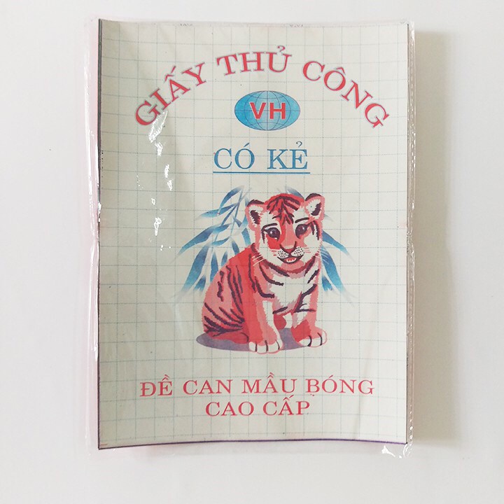 Giấy thủ công có dán sẵn hoặc không dán