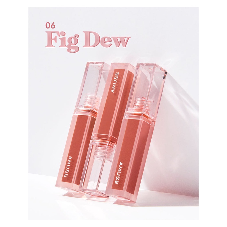 Son AMUSE siêu lì, mềm môi DEW TINT hot Chứng nhận chuyên môn về Vegan Europe