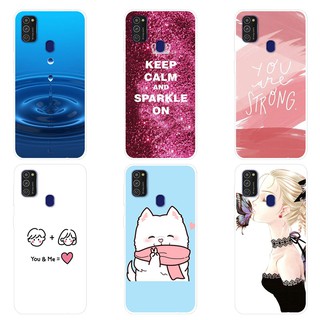 Samsung Galaxy M21 Case Silicone TPU Painting Back Cover Samsung Galaxy M21 GalaxyM21 Soft Case