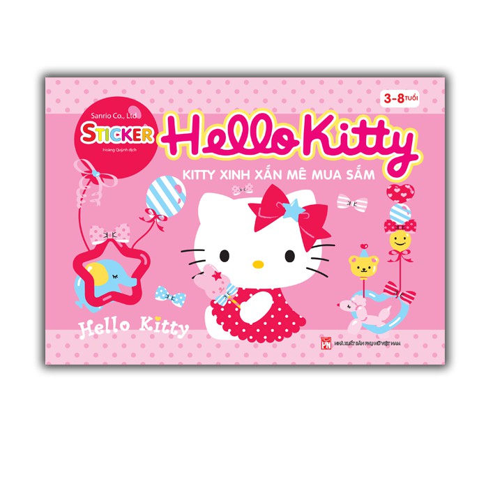 Sách - Hello Kitty - Kitty xinh xắn mê mua sắm (3-8 tuổi)